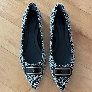 New in Box Tory Burch Tweed Flat